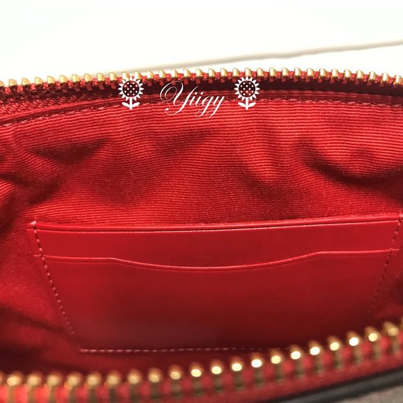 Coach Bags Coach Gallery Pouch Signature Canvas Heart Print Poshmark